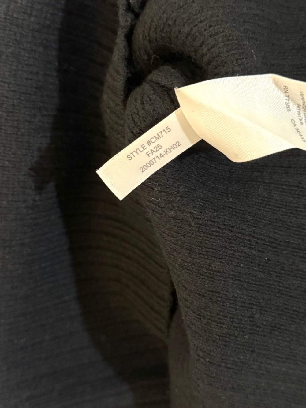 NWT Black  J. Crew Milano-Stitch Cinched-Waist Cardigan 💯% Lambswool - Picture 8 of 9